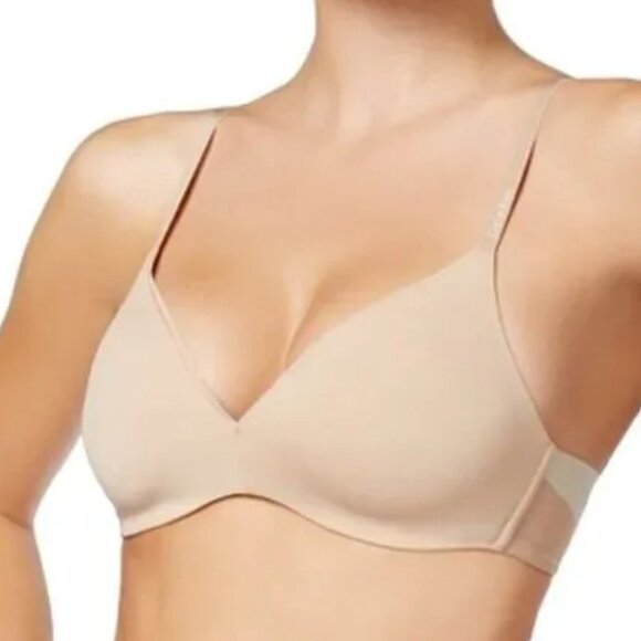 Calvin Klein Womens Lightly Lined Wire free Bra - Picture 1 of 4
